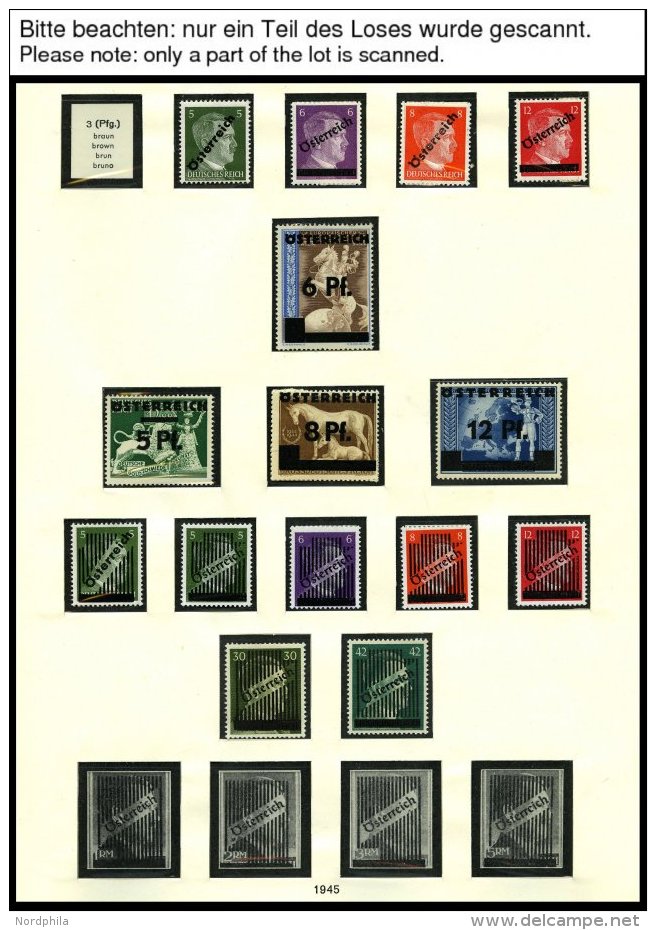 SAMMLUNGEN **, *, Fast Nur Postfrische Sammlung Österreich Von 1945-72, Ab Mi.Nr. 697 Bis Auf Wenige Ausgaben Kompl - Collections