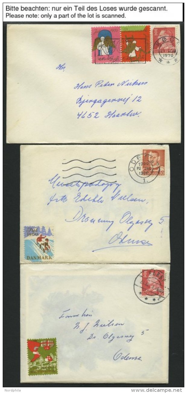 SAMMLUNGEN, LOTS 1947-64, 55 Bedarfsbriefe Mit Zusätzlichen Jule-Frankaturen, Viele Verschiedene, Feinst - Autres & Non Classés