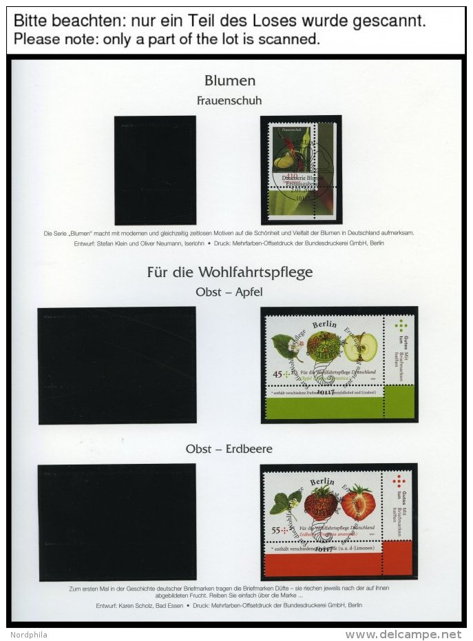 JAHRGÄNGE 2768-2834 O, 2010, Kompletter Jahrgang, Ohne Selbstklebende Marken, Jeweils Aus Der Rechten Unteren Bogen - Oblitérés