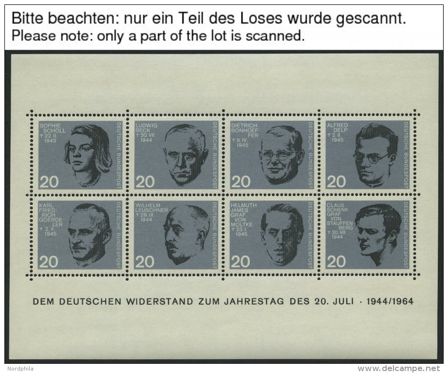 ENGROS Bl. 3 **, 1964, Block 20. Juli, 20x, Pracht, Mi. 160.- - Errors & Oddities