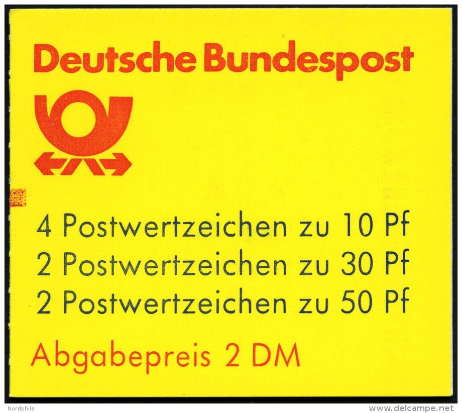 ZUSAMMENDRUCKE MH 22ah **, 1987, Markenheftchen Burgen Und Schlösser, 2. Deckelseite: WWF, Mit Zählbalken, Pra - Oblitérés