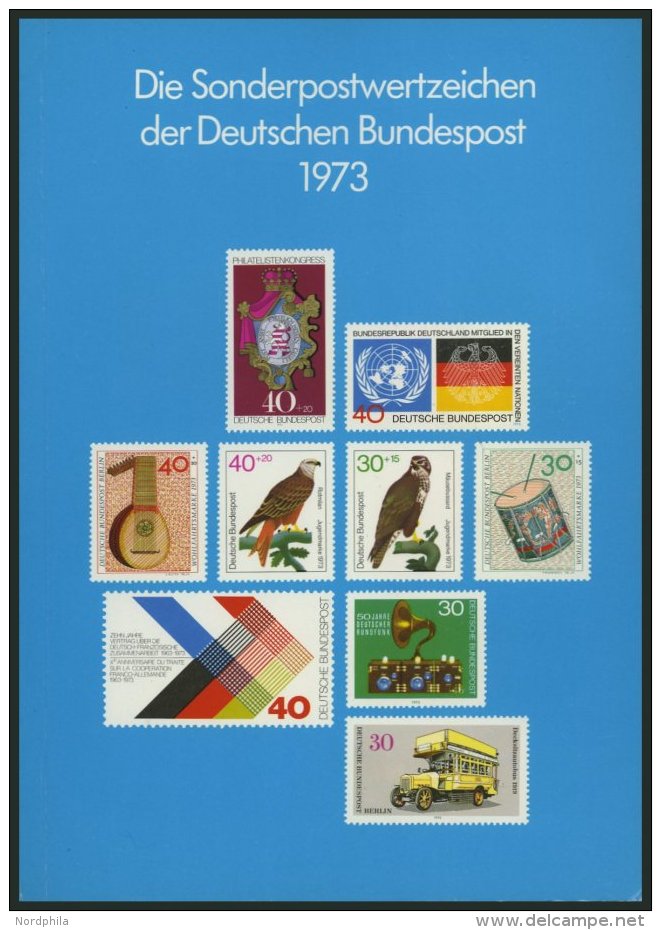 JAHRESZUSAMMENSTELLUNGEN J 1 **, 1973, Jahreszusammenstellung, Pracht, Mi. 1700.- - Collections