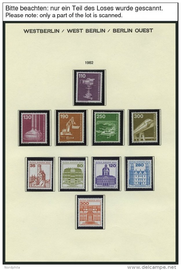 JAHRGÄNGE 614-749 **, 1980-85, 6 Jahrgänge, In Den Hauptnummern Komplett, Pracht - Autres & Non Classés