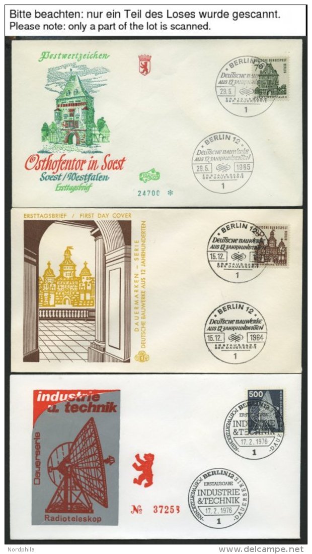 JAHRGÄNGE 218-613 BRIEF, 1962-79, 18 Jahrgänge Komplett Auf FDC, Pracht - Autres & Non Classés