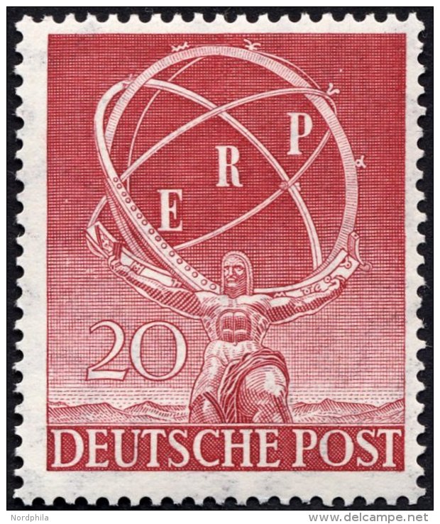 BERLIN 71 **, 1950, 20 Pf. ERP, Pracht, Mi. 100.- - Oblitérés