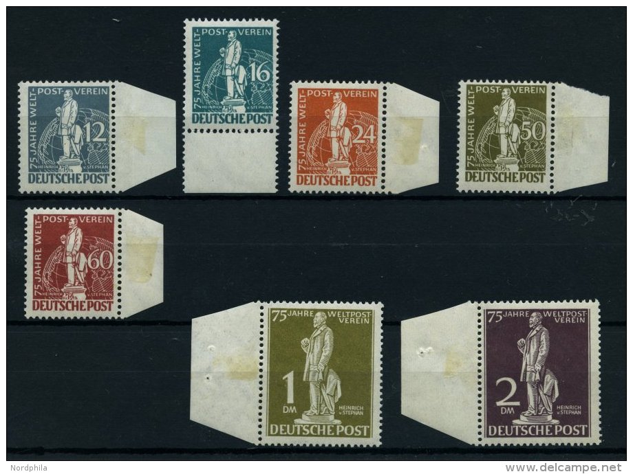 BERLIN 35-41 **, 1949, Stephan, Randstücke, Prachtsatz, Mi. 750.- - Oblitérés