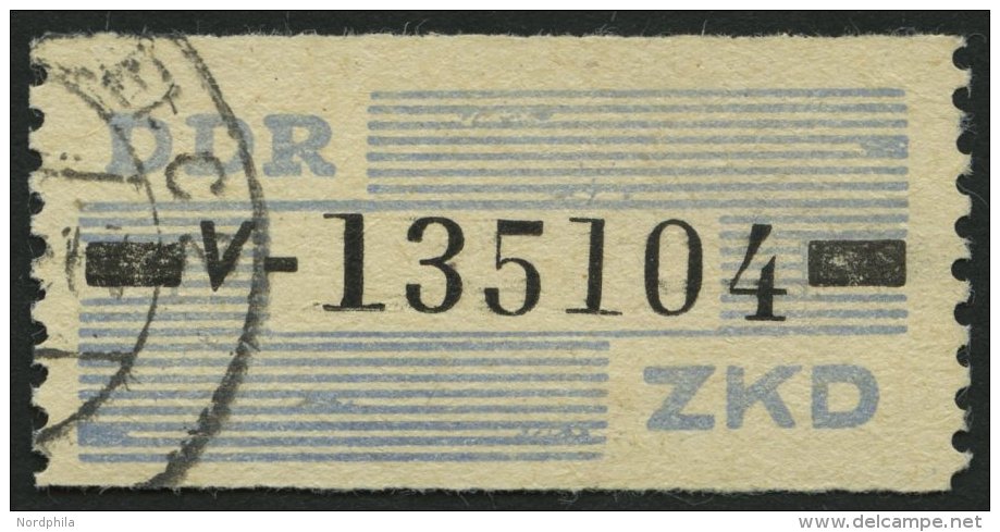DIENSTMARKEN B D 26V O, 1959, 10 Pf. Lebhaftgraublau/schwarz, Buchstabe V, Pracht, Gepr. Weigelt, Mi. 75.- - Autres & Non Classés