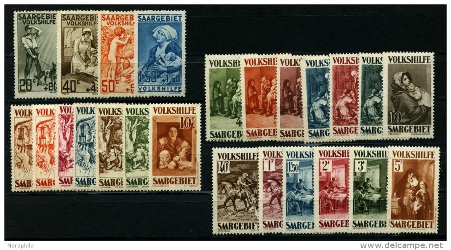 SAMMLUNGEN, LOTS *, 1926-31, Mi.Nr. 104-07, 135-41, 144-57, Bis Auf Nr. 152 Vier Komplette Ungebrauchte Sätze, Fast - Autres & Non Classés