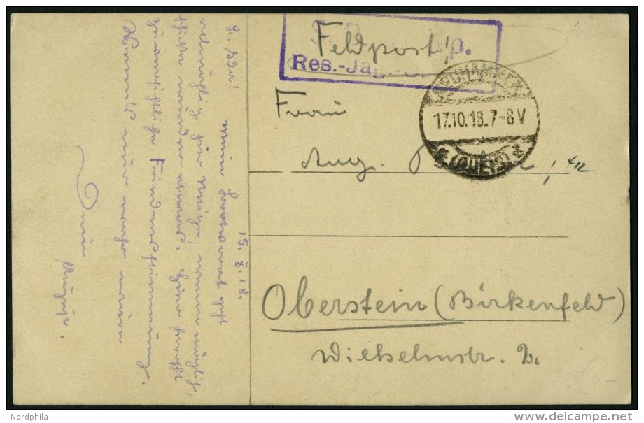 DP TÜRKEI 1918, Feldpost-Ansichtskarte Von NEUHAMMER Mit Soldatenbriefstempel Nach Oberstein, Pracht - Turquie (bureaux)