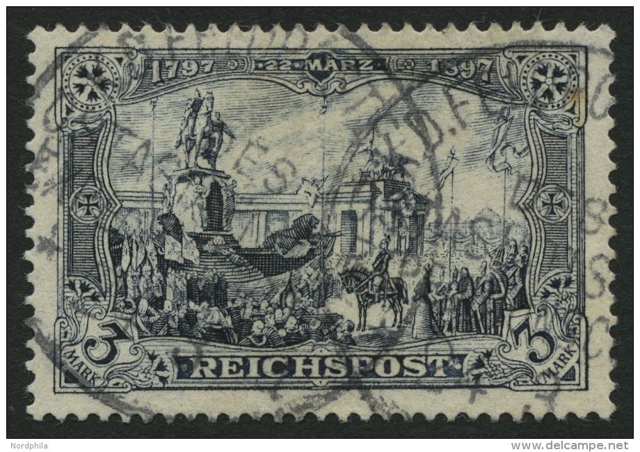 DP CHINA P Vl/II O, Petschili: 1900, 3 M. Reichspost, Type II, Stempel K.D.-FELDPOSTEXPED. DES OSTASISCHEN EXPEDITIONSCO - Chine (bureaux)