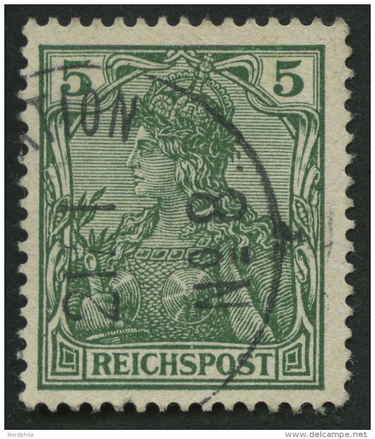 DP CHINA P Vb O, Petschili: 1900, 5 Pf. Reichspost, Stempel K.P. FELD-POSTSTATION No. 8, Pracht, Signiert - Chine (bureaux)