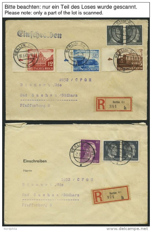 LOTS 1897-1942, Partie Von 91 Meist Verschiedenen Gebrauchten Belegen, Erhaltung Feinst/Pracht - Autres & Non Classés