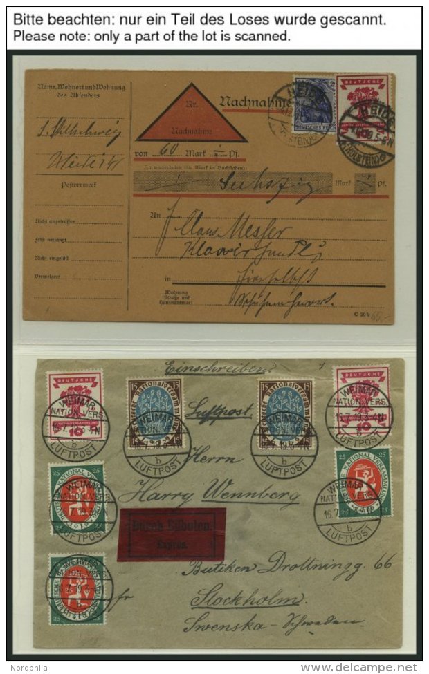 SAMMLUNGEN, LOTS O, BRIEF, Saubere Gestempelte Sammlung Inflation Von 1919-22 Im Neuwertigen Leuchtturm Falzlosalbum, Mi - Oblitérés