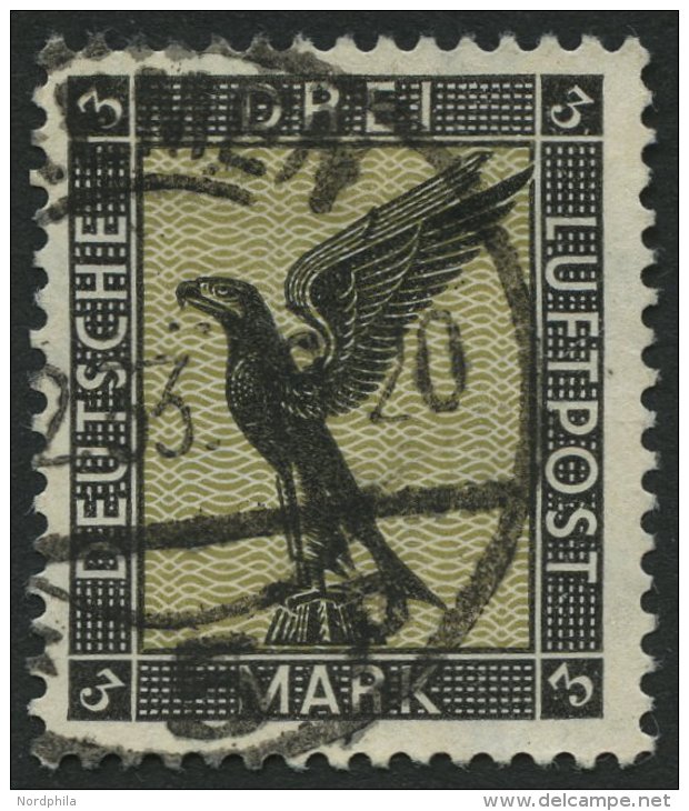 Dt. Reich 384 O, 1926, 3 M. Adler, Pracht, Mi. 120.- - Oblitérés