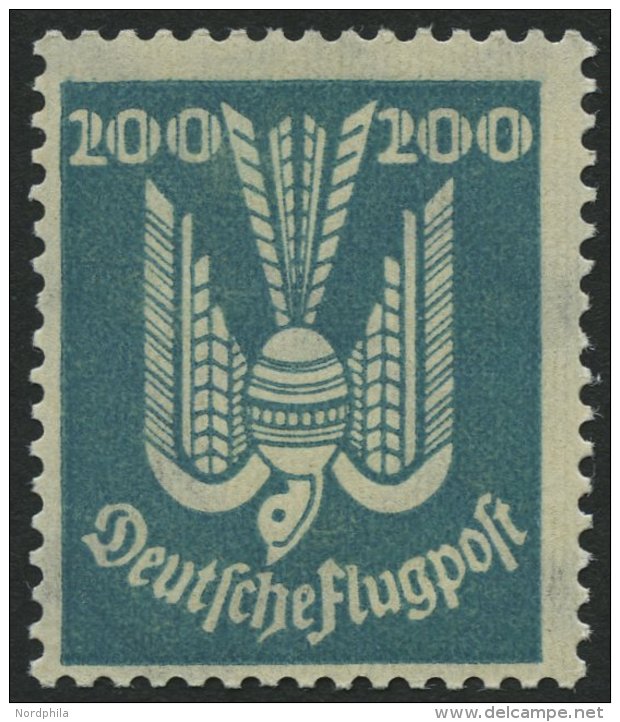 Dt. Reich 349 **, 1924, 200 Pf. Holztaube, Normale Zähnung, Pracht, Mi. 350.- - Oblitérés