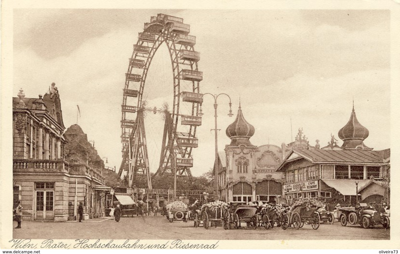 WIEN, Praterstern. 2 Scans - Prater