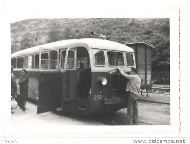 Florac - Autorail Ligne Ste Cecile D'adorge A Florac - Tram 202 - Trains