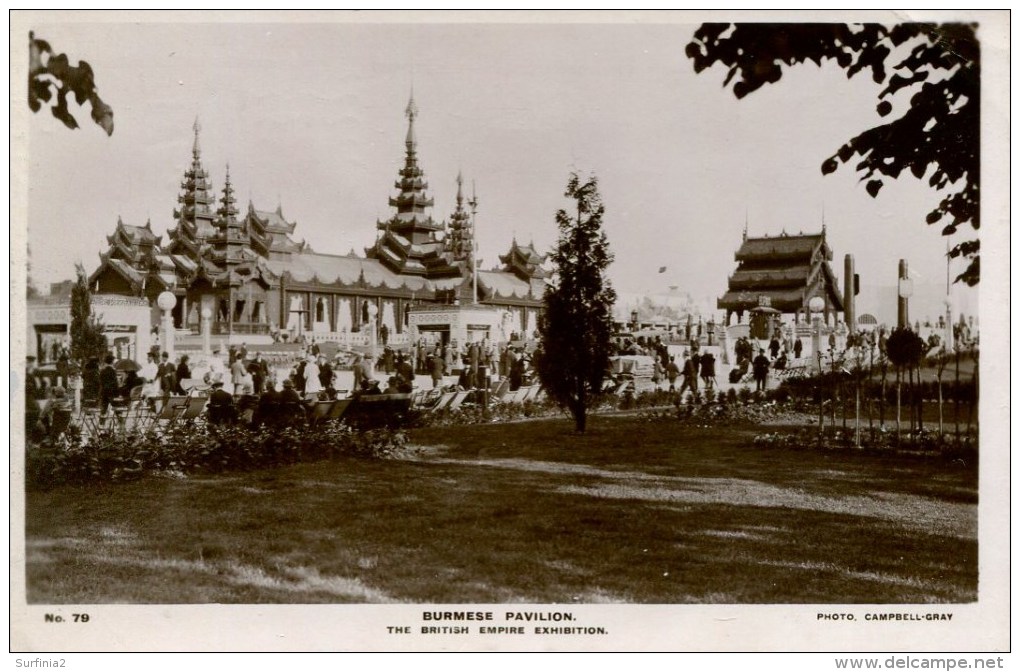 EXHIBITION - 1924/5 EMPIRE - BURMESE PAVILION RP Ex46 - Expositions