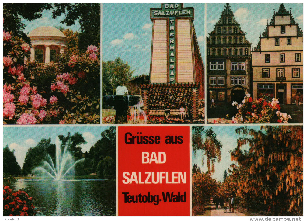 Bad Salzuflen. Mehrbildkarte - Bad Salzuflen