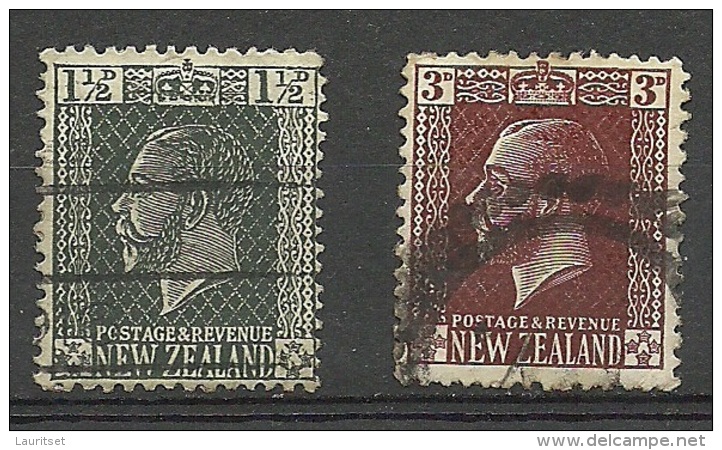 Neuseeland NEW ZEALAND 1914/15 O König Edward - Usati