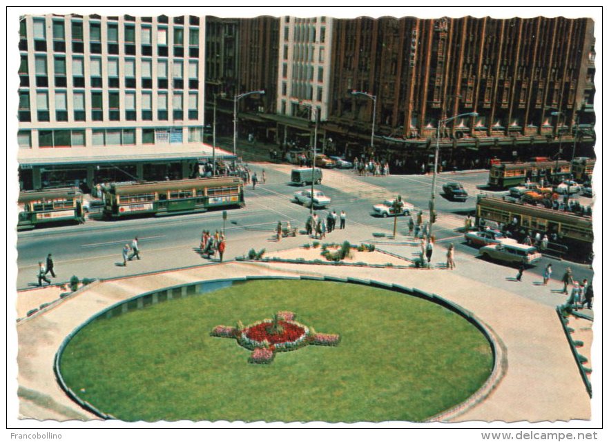 AUSTRALIA-MELBOURNE THE CIVIC PLAZA / TRAMWAYS / THEMATIC STAMP-REHABILITATION - Melbourne