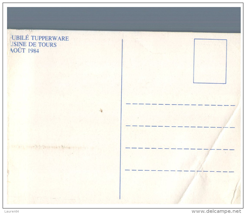 (ORL 280) France - Tours Usine Tupperware (thin Fold Bottom Left) - Industry