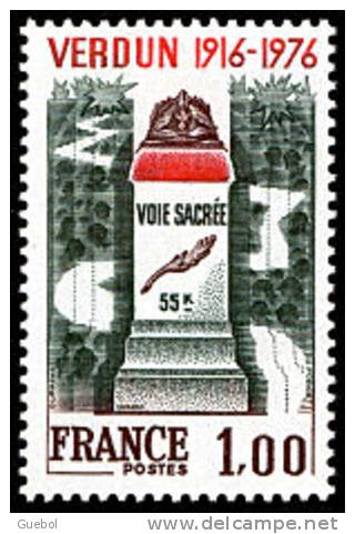 France Histoire N° 1883 ** Verdun - La Voie Sacrée - Monuments, Casque - 1. Weltkrieg