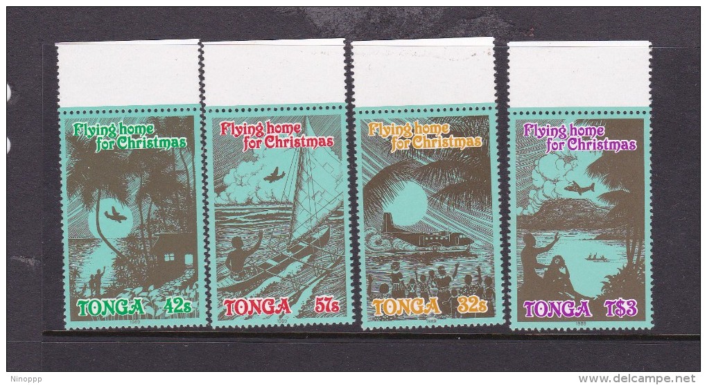 Tonga SG 1059-1062 1989 Christmas Set MNH - Tonga (1970-...)