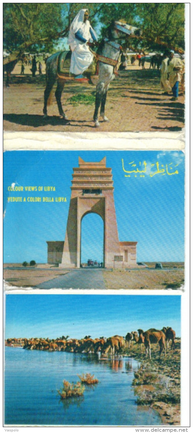 LIBYA VINTAGE 15 VIEWS BOOKLET - Libya