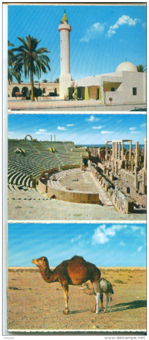 LIBYA VINTAGE 15 VIEWS BOOKLET - Libya