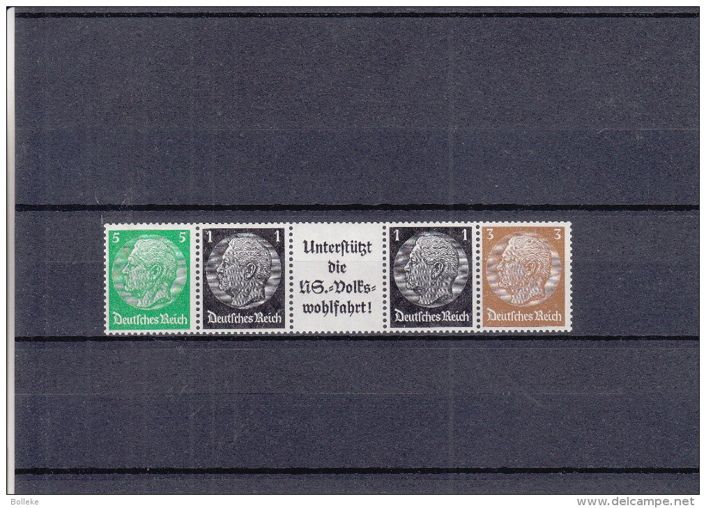 Allemagne - Empire - Bande Avec Interpanneau ** - MNH - - Unused Stamps