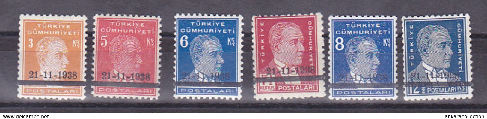 AC - TURKEY STAMP - ATATURK MOURNING MNH 21 NOVEMBER 1938 - Unused Stamps