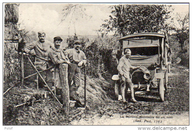 Armée Française En Campagne - La Section Sanitaire 53   (89465) - Regiments