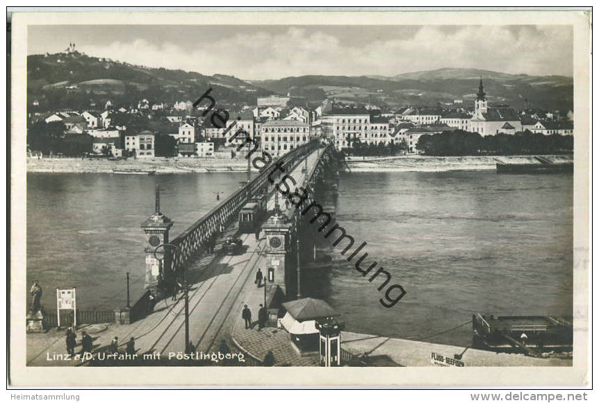 Linz - Urfahr Mit Pöstlingberg - Foto-Ansichtskarte - Linz Urfahr