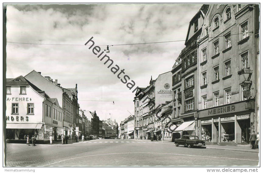 Hof - Altstadt - Foto-Ansichtskarte - Oberfränkischer Ansichtskartenverlag Bayreuth - Hof