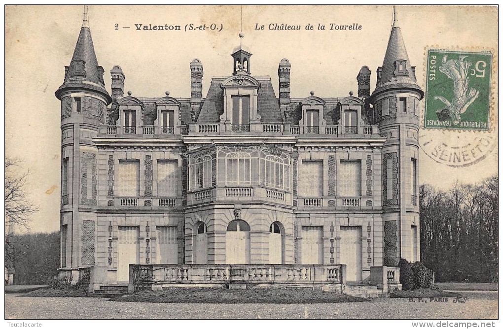 CPA 95 VALENTON LE CHATEAU DE LA TOURELLE - Valenton