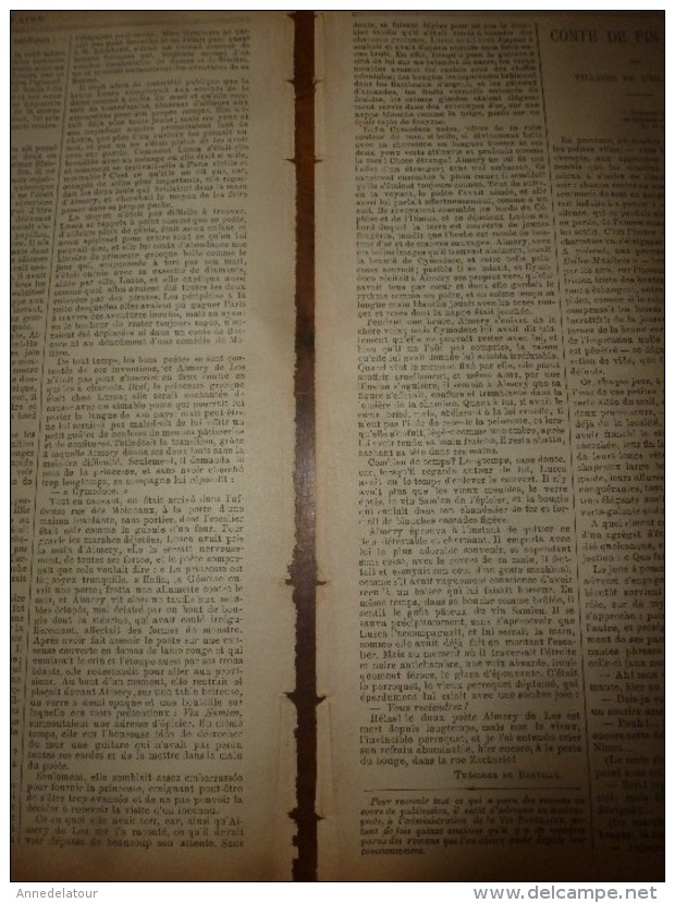 1889 LVP  :Portrait De FRANCISQUE SARCEY ; Le VIN Samien (Théodore De Banville);La 14e Cie Sur Le MAGICIEN Pour Cayenne - Revues Anciennes - Avant 1900