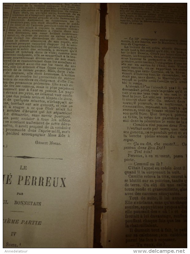 1889 LVP  :Portrait de FRANCISQUE SARCEY ; Le VIN Samien (Théodore de Banville);La 14e Cie sur le MAGICIEN pour Cayenne