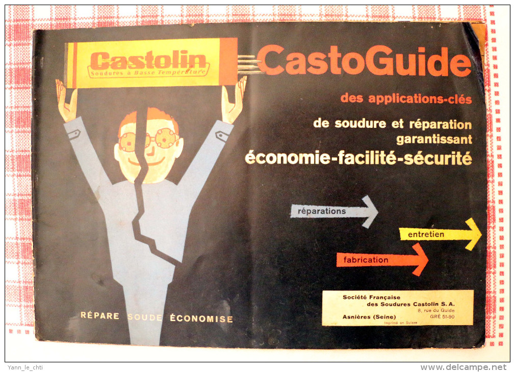 Catalogue Castolin CastoGuide  Soudures Asnieres Seine 1959 - Motos