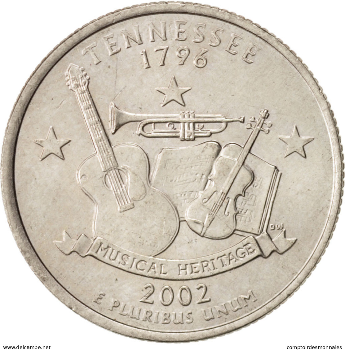 Monnaie, États-Unis, Quarter, 2002, U.S. Mint, Denver, SPL, Copper-Nickel Clad - 1999-2009: State Quarters