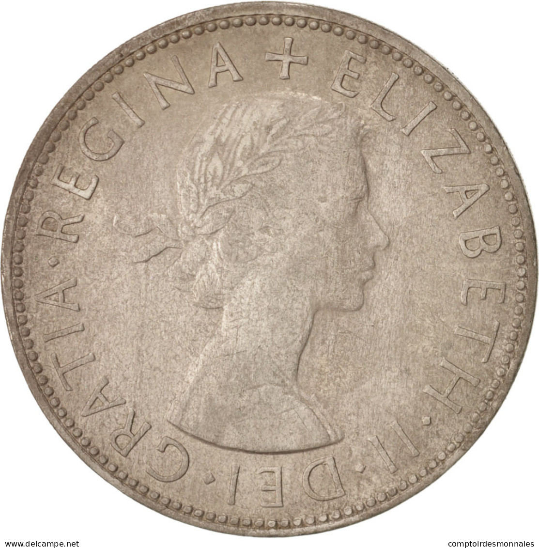 Monnaie, Grande-Bretagne, Elizabeth II, 1/2 Crown, 1963, TB+, Copper-nickel - K. 1/2 Crown