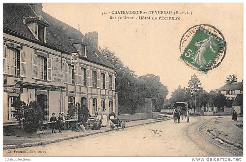 Chateauneuf En Thimerais     28      Hôtel De L'Ecritoire   Route De Dreux - Châteauneuf