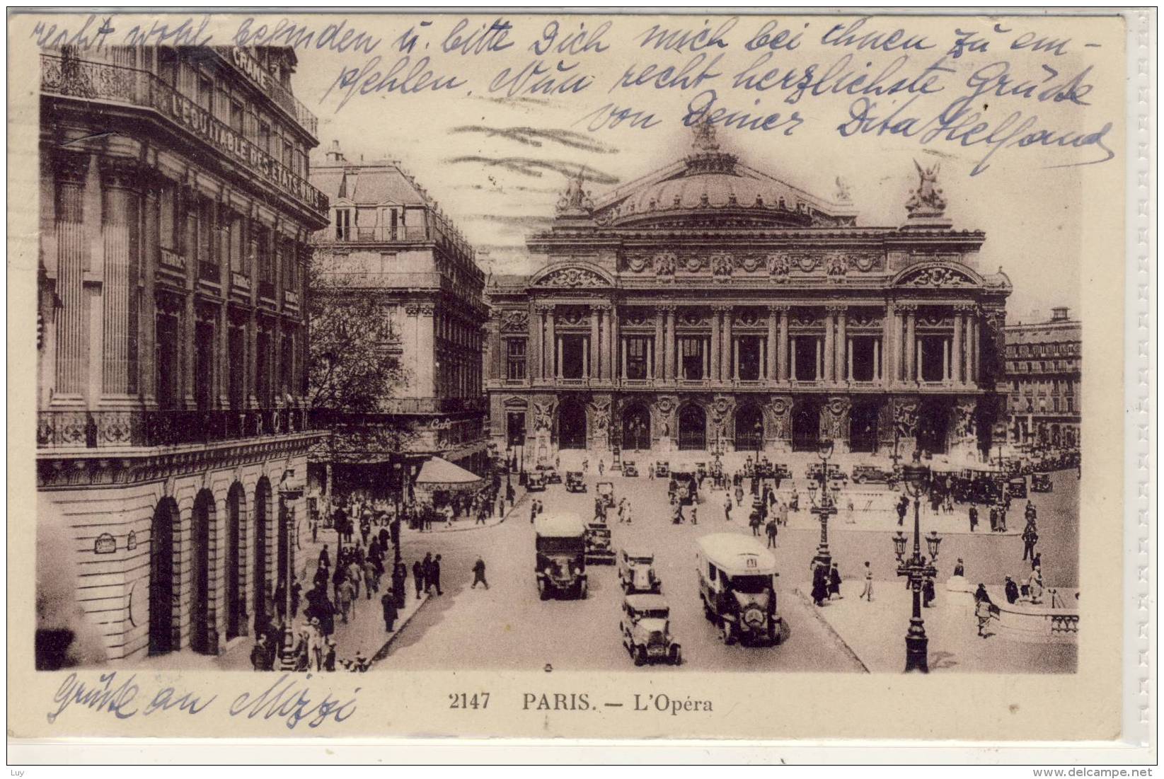 PARIS - L'Obera, Autobus Mercedes - Transport Urbain En Surface