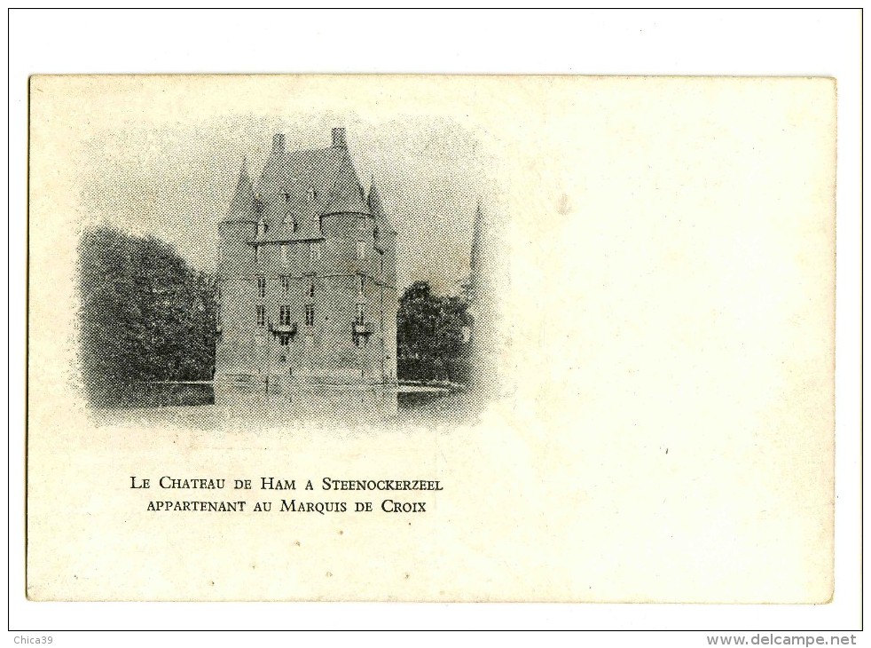 17897   -   Le Château De Ham à Steenockerzeel, Appartenant Au Marquis De Croix - Steenokkerzeel