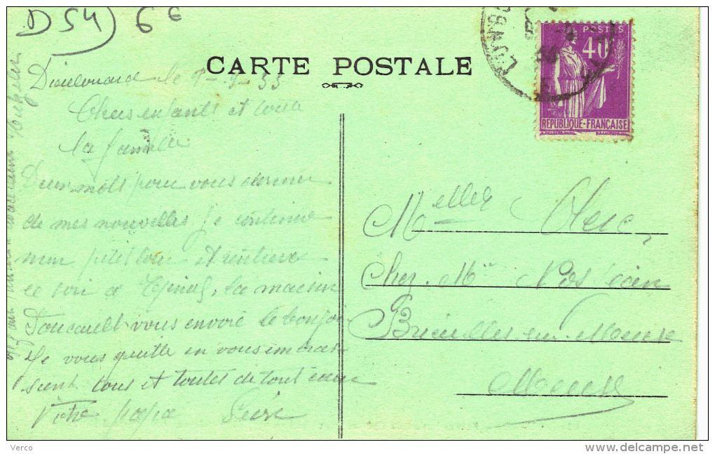 Carte Postale Ancienne De DIEULOUARD - Dieulouard