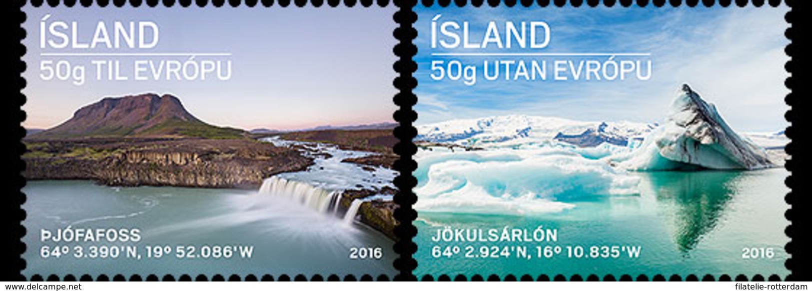 IJsland / Iceland - Postfris / MNH - Complete Set Toerisme 2016 - Ongebruikt