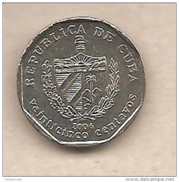 Cuba - Moneta Circolata Da 25 Centesimi - 2006 - Cuba
