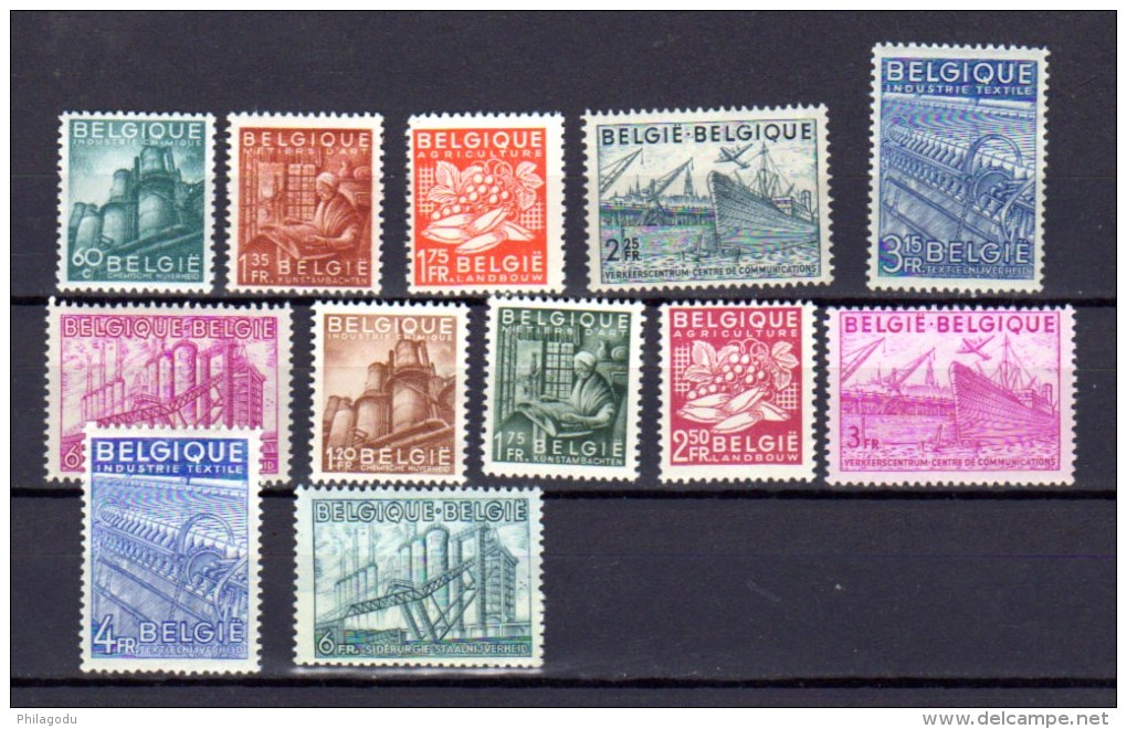 Les Exportations, 761 / 772**, Cote 73 €, - 1948 Exportation