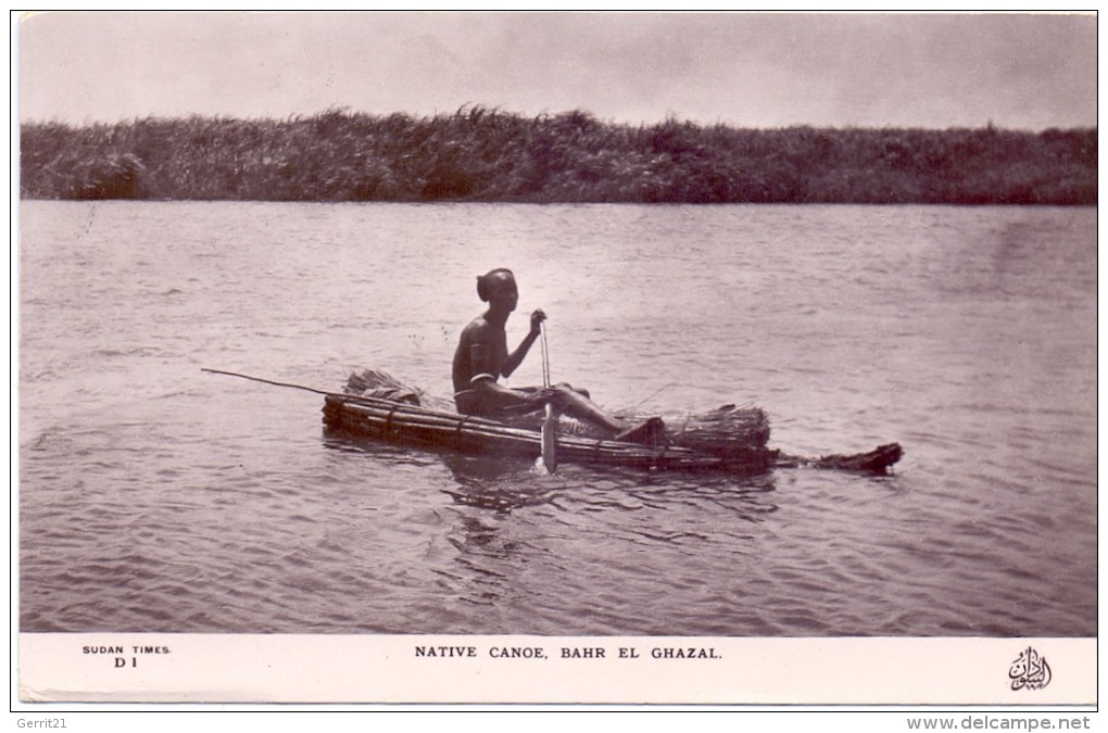 TCHAD / TSCHAD - BAHR EL GHAZAL, Native Canoe - Tschad