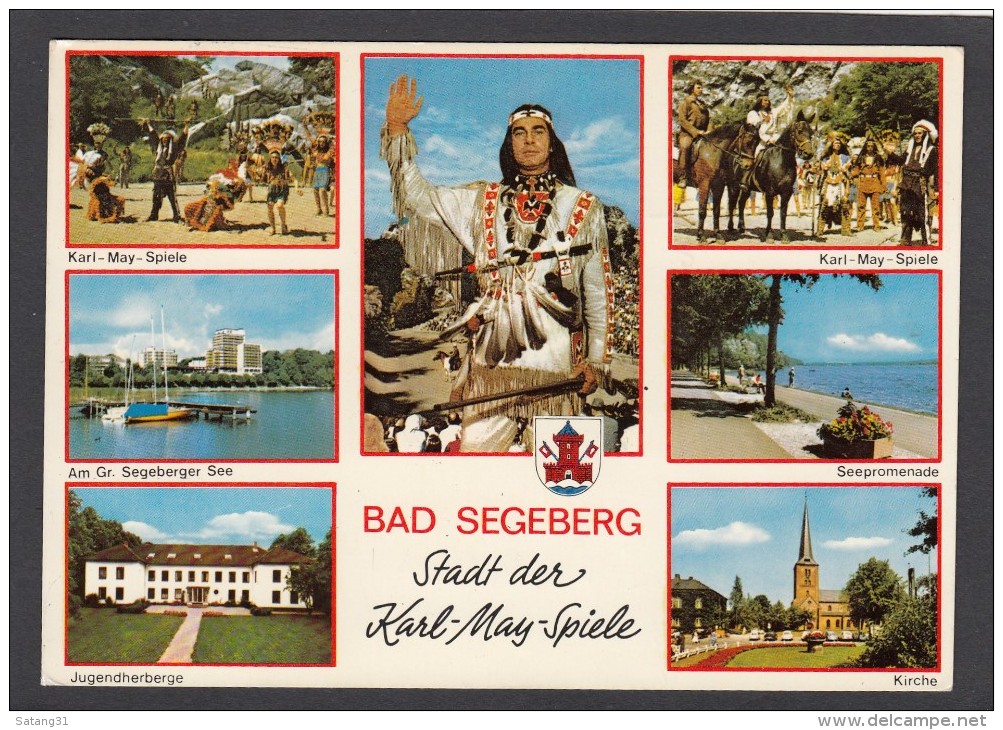 BAD SEGEBERG:STADT DER KARL MAY SPIELE. - Autres & Non Classés